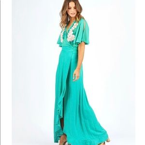 Cleobella Teal Maxi Dress